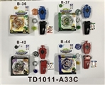 OBL751877 - 第一代爆裂陀螺+拉线单转发射器+手把