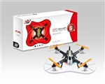 OBL752342 - 4.5 through 2.4 G of six axis gyroscope aircraft (with lights; Red/black two color, orange)