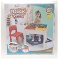 OBL752495 - Multi-function children table/building blocks of learning table (one desk and two chairs