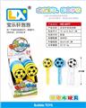 OBL752995 - The football player clapped the bubble stick