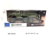 OBL753010 - 四通军事货车（包电）前进带灯光