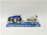 OBL753555 - Inertia police cars towing taxi