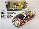OBL753712 - 2t通遥控兰博基尼跑车（水转印图案）（1：18）两色混装