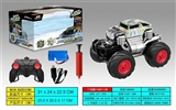 OBL754099 - 涂鸦悍马、2.4G遥控、四驱、水陆两栖、充气轮皮