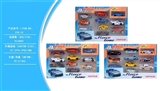 OBL754114 - 1:64滑行小跑车10只3款混装