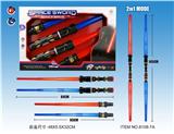 OBL755084 - 4-in-2 light sound telescopic sword