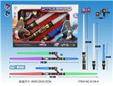 OBL755094 - Four in one light sound telescopic sword