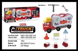 OBL759212 - Tear open outfit container truck (fire)