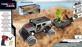 OBL760049 - 1：18四通遥控攀爬车吸开车门带拖板27MHZ