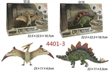 OBL760385 - 现代版关节会动恐龙系列（两款混装，1大）