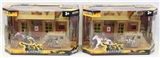 OBL760403 - Western house, western carriage and western cowboy