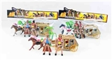 OBL760410 - Western carriage and western cowboy