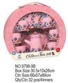 OBL760540 - 高壶纯色粉红咖啡具14PCS