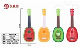 OBL760638 - 14 inch fruit guitar 4, orange, kiwi, watermelon, orange, strawberry)