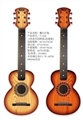 OBL760723 - 26 inch imitation 6 string guitar strings (professional) really
