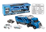OBL760766 - 合金警察货柜弹射车