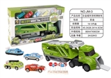 OBL760774 - 合金城市货柜弹射车