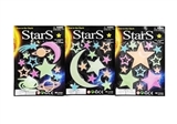 OBL761405 - Luminous color star and moon