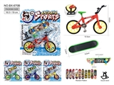 OBL762867 - Finger bikes with finger skateboard