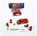 OBL763118 - 俄文消防套装（两款混装，4款车仔随机混装）