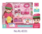 OBL763851 - 10 inch doll (bed)