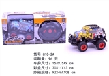 OBL763935 - 1:36四通方向盘越野水转印丰田车 (带灯光)