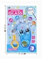 OBL764211 - Cartoon prints a magnifying glass
