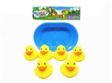 OBL764736 - 5CM扁嘴鸭六只装配浴盆