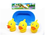 OBL764740 - 7CM大头鸭三只装配浴盆