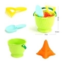 OBL765714 - 软胶花盆沙滩桶4件套