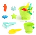 OBL765716 - 软胶花盆沙滩桶7件套