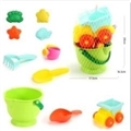 OBL765719 - 软胶花盆沙滩桶10件套