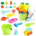 OBL765722 - 软胶花盆沙滩桶18件套