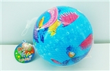 OBL767695 - 9 inches color printing ball is a beautiful girl