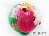 OBL767878 - 9 inch girl all India ball with a pony