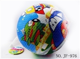 OBL767879 - 9 inch print cartoon car with the rockets, the whole ball