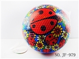 OBL767882 - All India ball 9 inches insects and flowers