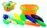 OBL767957 - 11 PCS basket with vegetables