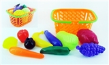 OBL767959 - 10 PCS basket with fruits and vegetables