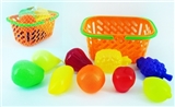 OBL767962 - 9 PCS basket with fruits