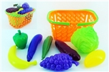 OBL767963 - 8 PCS basket with fruits and vegetables