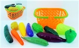 OBL767964 - 11 PCS basket with vegetables