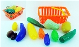OBL767973 - 11 PCS basket with vegetables