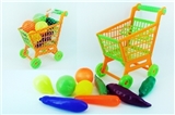 OBL767982 - Cart with vegetables fruit 9 PCS