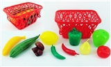 OBL768015 - Fruits and vegetables 10 PCS