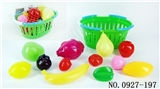 OBL768116 - 12 PCS big basket with fruits
