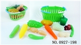 OBL768117 - Big basket with vegetables 12 PCS