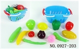 OBL768122 - 12 PCS small basket with fruits and vegetables