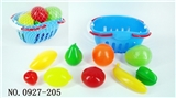 OBL768124 - 9 PCS small basket with fruits