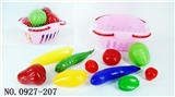 OBL768126 - 10 PCS small basket with fruits and vegetables